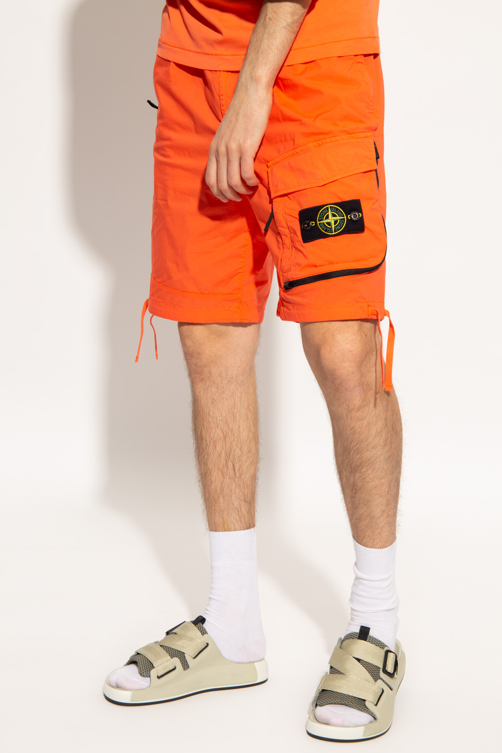 Stone Island Shorts with logo | Men's Clothing | Vitkac